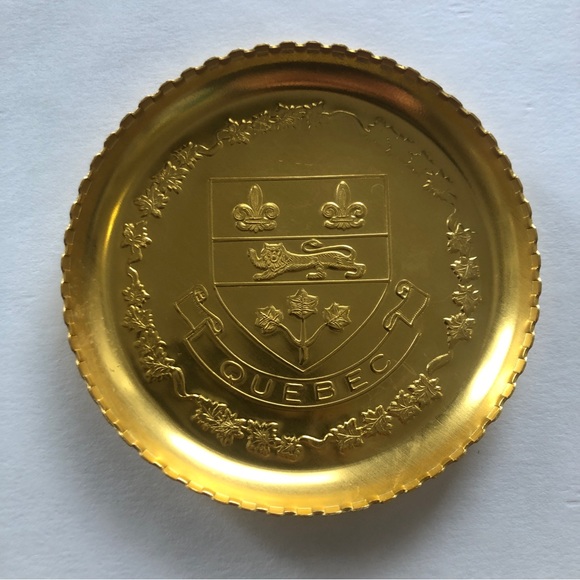 Canadian Provinces Coats of Arms Coasters Set of 10 Mid-Century Era Multicolored - Picture 9 of 15